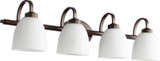 Bathroom Fixtures Four Lights by Quorum ( 19 | 5060-4-86 Reyes ) 
