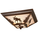 Flush Mounts Bowl Style by Vaxcel ( 63 | CC55614BBZ Yellowstone ) 