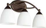 Bathroom Fixtures Three Lights by Quorum ( 19 | 5069-3-86 Barkley ) 