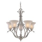 Mid. Chandeliers Glass Up by Vaxcel ( 63 | CH35405BN Monrovia ) 