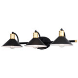 Bathroom Fixtures Three Lights by Vaxcel ( 63 | W0436 Akron ) 