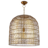 Pendants Metal Shade by Regina Andrew ( 400 | 16-1294BRS Fresco ) 