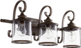 Bathroom Fixtures Three Lights by Quorum ( 19 | 5073-3-39 San Miguel ) 