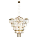 Large Chandeliers Glass Shade by Varaluz ( 137 | 297P25HG Social Club ) 