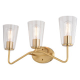 Bathroom Fixtures Three Lights by Vaxcel ( 63 | W0442 Beverly ) 