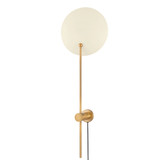 Sconces Single Candle by Troy Lighting ( 67 | PTL8132-PBR/SSD Leif ) 