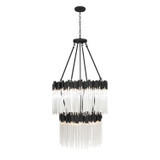Large Chandeliers Glass Shade by Varaluz ( 137 | 309C14MBFG Matrix ) 