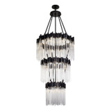 Large Chandeliers Glass Shade by Varaluz ( 137 | 309C19MBFG Matrix ) 