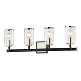 Bathroom Fixtures Four Lights by Troy Lighting ( 67 | B7684-TBK/PN Aeon ) 