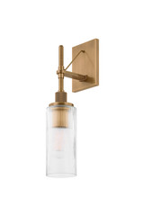 Sconces Single Glass by Troy Lighting ( 67 | B8018-PBR Shenandoah ) 