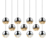 Linear/Island 4 Light + by Sonneman ( 69 | 2922.01-LRG Grapes ) 