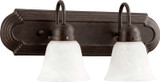 Bathroom Fixtures Two Lights by Quorum ( 19 | 5094-2-144 5094 Vanities ) 