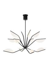Large Chandeliers Glass Shade by Visual Comfort Modern ( 182 | 700BLT48B-LED930 Belterra ) 