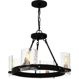 Mini Chandeliers Glass Shade by Quoizel ( 10 | GLC5020MBK Gloucester ) 