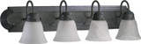 Bathroom Fixtures Four Lights by Quorum ( 19 | 5094-4-144 5094 Vanities ) 