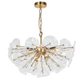 Mid. Chandeliers Starburst by Terracotta Designs ( 374 | H21104-6BR Sancia ) 