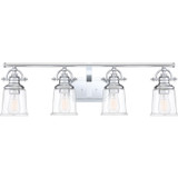 Bathroom Fixtures Four Lights by Quoizel ( 10 | GRT8604C Grant ) 