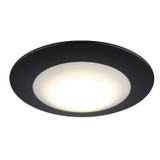 Flush Mounts Slimline/Low Profile by Trans Globe Imports ( 110 | LED-30099 BK Lunaire ) 
