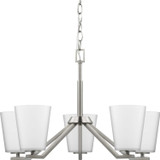 Mid. Chandeliers Glass Up by Progress Lighting ( 54 | P400343-009 Vertex ) 