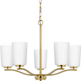 Mid. Chandeliers Glass Up by Progress Lighting ( 54 | P400350-012 Adley ) 