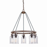 Mid. Chandeliers Glass Down by Vaxcel ( 63 | H0198 Milone ) 