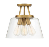 Semi-Flush Mts. Glass Down by Savoy House ( 51 | 6-1024-3-322 Calhoun ) 