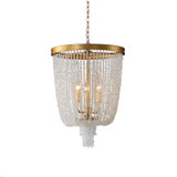 Mini Chandeliers Glass Shade by Terracotta Designs ( 374 | H22106-3G Rosemarie ) 