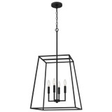 Foyer/Hall Lanterns Open Frame by Quoizel ( 10 | PRC2818MBK Prescott ) 
