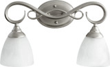 Bathroom Fixtures Two Lights by Quorum ( 19 | 5108-2-64 Powell ) 