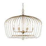 Mid. Chandeliers Empire/Basket by Varaluz ( 137 | 343N06HG Voliere ) 