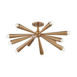 Semi-Flush Mts. Exposed Lamps by Troy Lighting ( 67 | C1030-PBR Keanu ) 