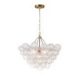 Mid. Chandeliers Glass Down by Terracotta Designs ( 374 | H23101RS-5 Seraphina ) 