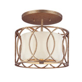 Semi-Flush Mts. Drum Shade by Troy Lighting ( 67 | C1283-SG Sausalito ) 