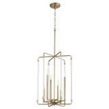 Foyer/Hall Lanterns Open Frame by Quorum ( 19 | 8114-6-80 Optic ) 