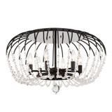 Flush Mounts Cage Style by Varaluz ( 137 | 343S06MB Voliere ) 