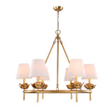 Mid. Chandeliers Candle by Terracotta Designs ( 374 | H23107R-6G Rosalba ) 