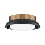 Flush Mounts Glass Down by Troy Lighting ( 67 | C2014-PBR/GBK Arnie ) 