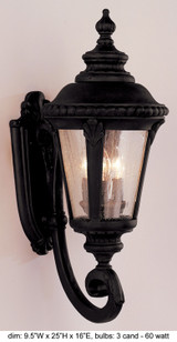 Exterior Wall Mount by Trans Globe Imports ( 110 | 5041 BK Commons ) 