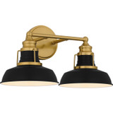 Bathroom Fixtures Two Lights by Quoizel ( 10 | HUX8616AB Huxley ) 
