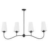 Linear/Island 4 Light + by Quorum ( 19 | 616-4-59 Euphora ) 