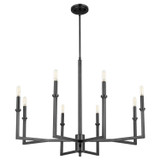 Mid. Chandeliers Candle by Quorum ( 19 | 6174-8-59 Merrick ) 