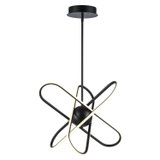 Mid. Chandeliers Starburst by Trans Globe Imports ( 110 | MDN-1586 BK Nightingale ) 