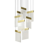 Mini Chandeliers Multi-Port/Cascade by Sonneman ( 69 | 3094.14 V Panels ) 