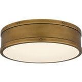 Flush Mounts Drum Shade by Quoizel ( 10 | QFL5224WS Quoizel Flush Mount ) 
