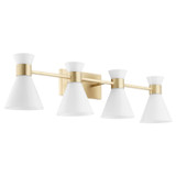 Bathroom Fixtures Four Lights by Quorum ( 19 | 5119-4-80 Beldar ) 