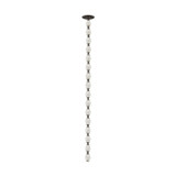 Pendants Glass Down by Visual Comfort Modern ( 182 | 700CLR48BZ-LED927R-277 Collier ) 