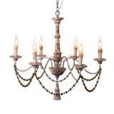 Mid. Chandeliers Candle by Terracotta Designs ( 374 | H6104-6 Enria ) 