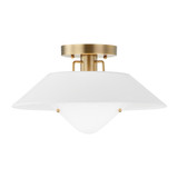 Semi-Flush Mts. Cage by Troy Lighting ( 67 | C8416-PBR Otto ) 