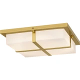 Flush Mounts Glass Down by Quoizel ( 10 | QFL6761BRG Quoizel Flush Mount ) 