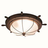 Flush Mounts Bowl Style by Vaxcel ( 63 | OF25515RC Orleans ) 